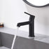Modern bathroom faucet single hole faucet in Black