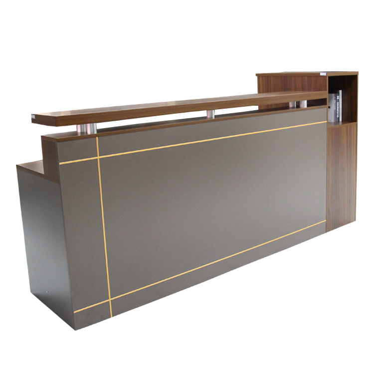 Modern Design Wholesale Front Wood Office Furniture Counter Reception Desk