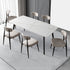 Modern Dining Chairs Set of 2, Curved Backrest Round Upholstered and Metal Frame, Light Grey