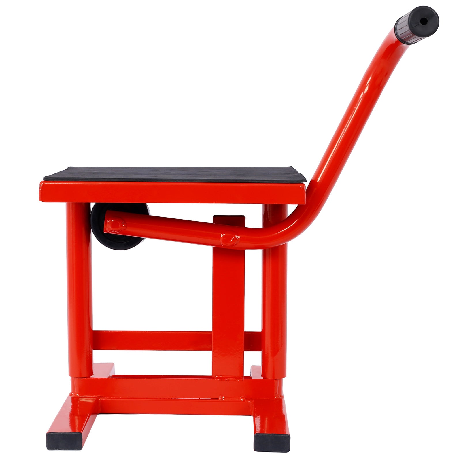 Motorcycle Dirt Bike Stands and Lifts Jack Stand Steel Lift 11"-16.5" Adjustable Height 330 LBS Load Capacity Heavy Duty Steel Red