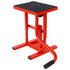 Motorcycle Dirt Bike Stands and Lifts Jack Stand Steel Lift 11"-16.5" Adjustable Height 330 LBS Load Capacity Heavy Duty Steel Red