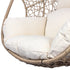 New Comming Outdoor Indoor PE wicker Swing Egg Chair Natural color
