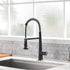 New Kitchen Single Handle pull-out faucet, stainless steel kitchen faucet with pull-out sprayer in Black