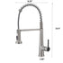 New Kitchen Single Handle pull-out faucet, stainless steel kitchen faucet with pull-out sprayer in Black