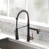 New Single Handle LED kitchen faucet with pull-down kitchen faucet in Black