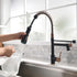 New Single Handle LED kitchen faucet with pull-down kitchen faucet in Black