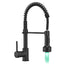 New Single Handle Pull-Down Sprayer LED Kitchen Faucet