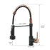 New Single Handle Pull-Down Sprayer LED Kitchen Faucet