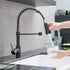 New Single Handle Pull-Down Sprayer LED Kitchen Faucet