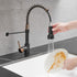New Single Handle Pull-Down Sprayer LED Kitchen Faucet