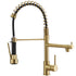 New Standard Single Handle kitchen faucet with pull-down kitchen faucet in Brushed Nickel