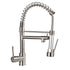 New Standard Single Handle kitchen faucet with pull-down kitchen faucet in Brushed Nickel