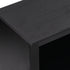ON-TREND Stylish Design 30 Shoe Cubby Console, Contemporary Shoe Cabinet with Multiple Storage Capacity, Free Standing Tall Cabinet with Versatile Use for Hallway, Bedroom, Black