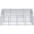 Outdoor Chicken Coop 9.8'x13.1'x6.6' Galvanized Steel