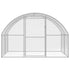 Outdoor Chicken Coop 9.8'x19.7'x6.6' Galvanized Steel
