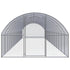 Outdoor Chicken Coop 9.8'x52.5'x6.6' Galvanized Steel