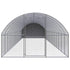 Outdoor Chicken Coop 9.8'x52.5'x6.6' Galvanized Steel