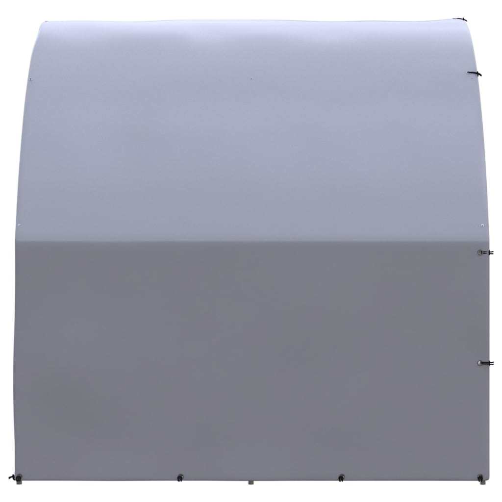 Outdoor Chicken Coop 9.8'x52.5'x6.6' Galvanized Steel