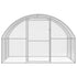 Outdoor Chicken Coop 9.8'x52.5'x6.6' Galvanized Steel