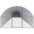 Outdoor Chicken Coop 9.8'x78.7'x6.6' Galvanized Steel