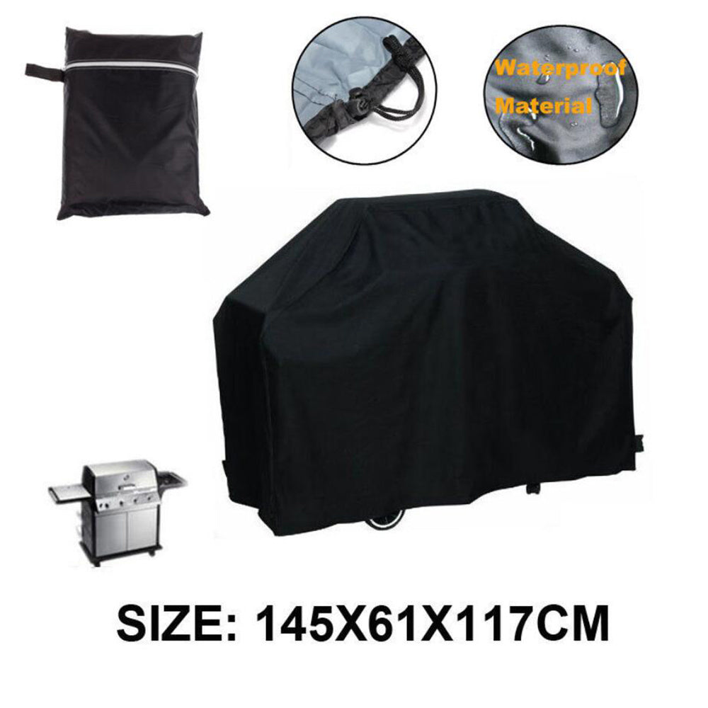 Outdoor Indoor Grill Protector Rainproof Dustproof UV Protection Big BBQ Cover - WoodPoly.com