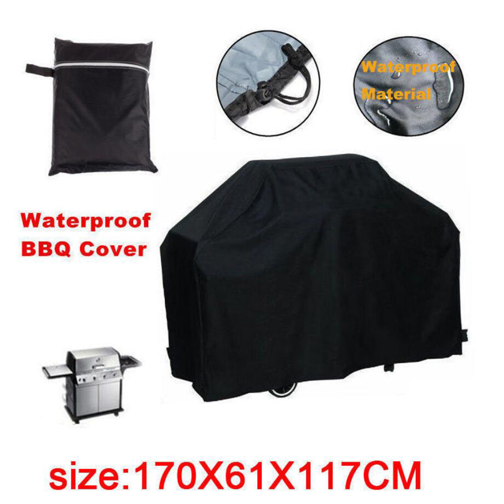 Outdoor Indoor Grill Protector Rainproof Dustproof UV Protection Big BBQ Cover - WoodPoly.com