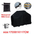 Outdoor Indoor Grill Protector Rainproof Dustproof UV Protection Big BBQ Cover - WoodPoly.com