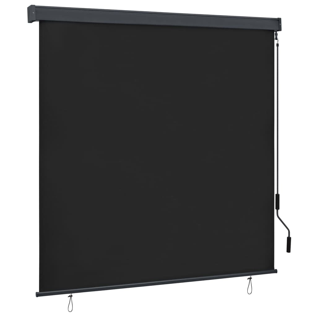 Outdoor Roller Blind 63"x98.4" Anthracite - WoodPoly.com