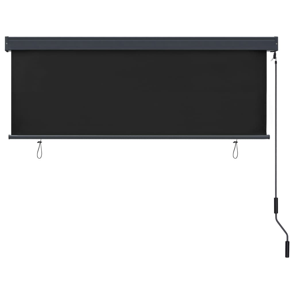 Outdoor Roller Blind 63"x98.4" Anthracite - WoodPoly.com