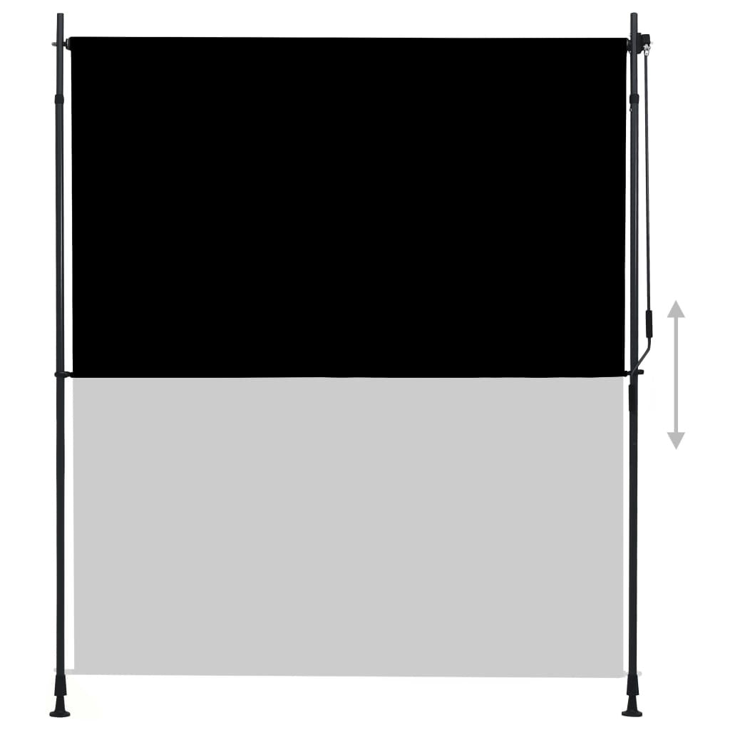 Outdoor Roller Blind 78.7"x106.3" Anthracite - WoodPoly.com