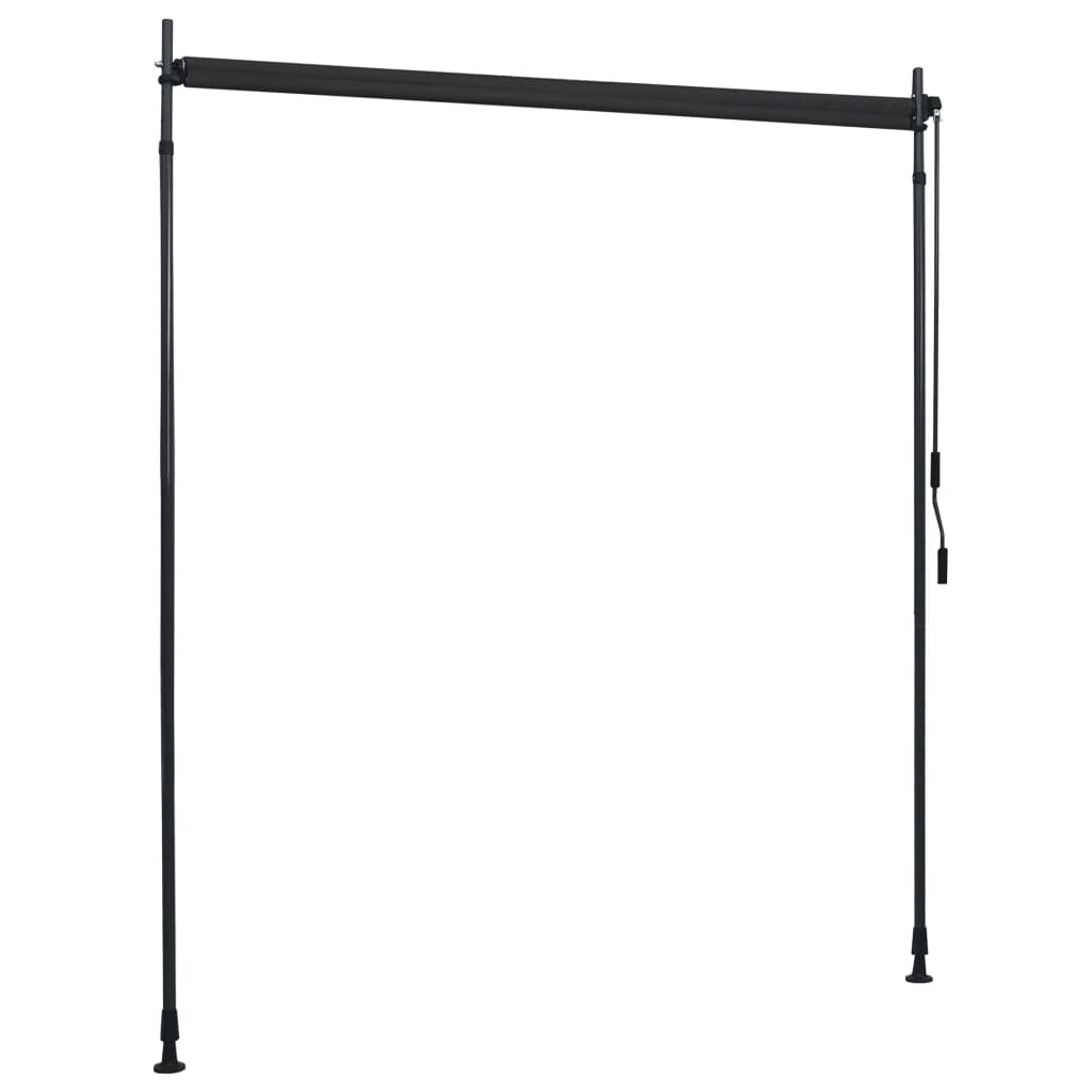 Outdoor Roller Blind 78.7"x106.3" Anthracite - WoodPoly.com