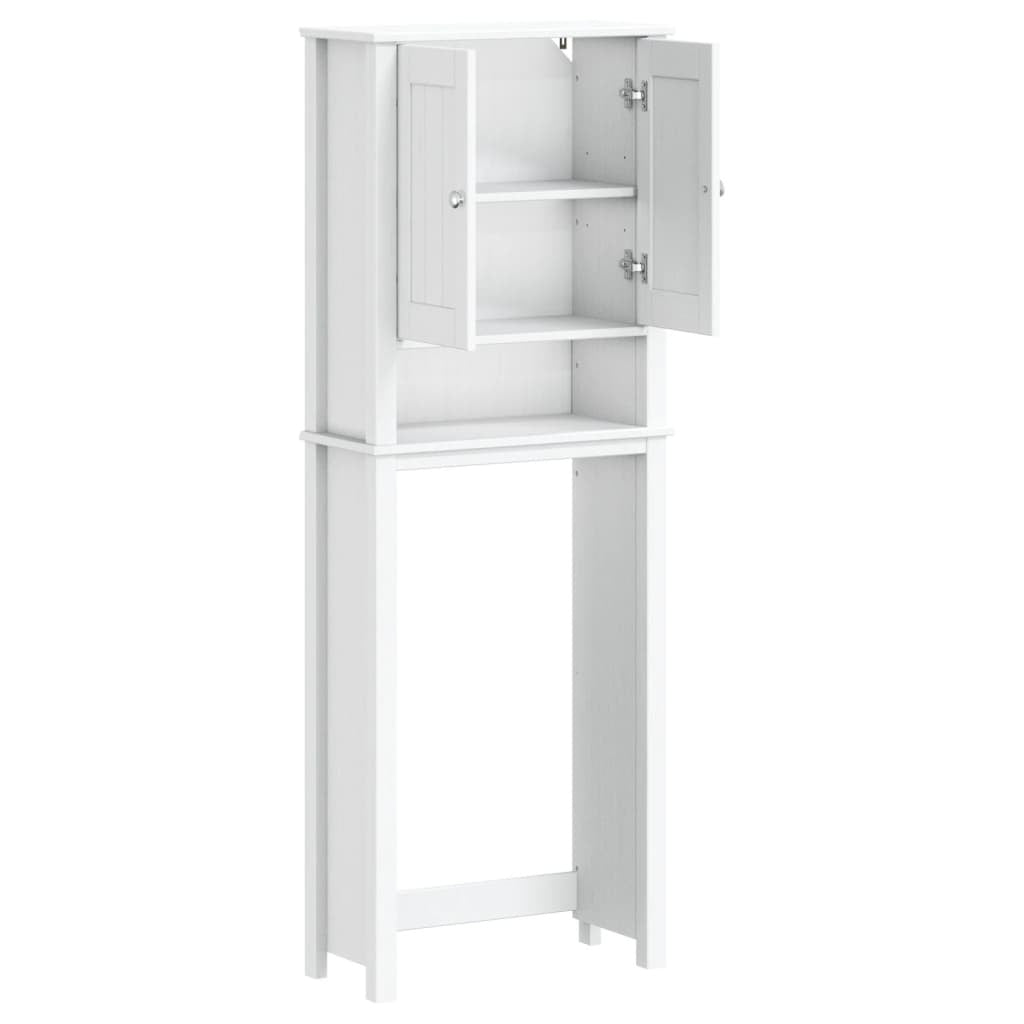 Over-the-Toilet Storage BERG White 23.6"x10.6"x64.8" Solid Wood