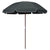 Parasol with Steel Pole 94.5" Anthracite - WoodPoly.com