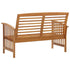 Patio Bench 46.9" Solid Acacia Wood - WoodPoly.com