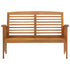 Patio Bench 46.9" Solid Acacia Wood - WoodPoly.com