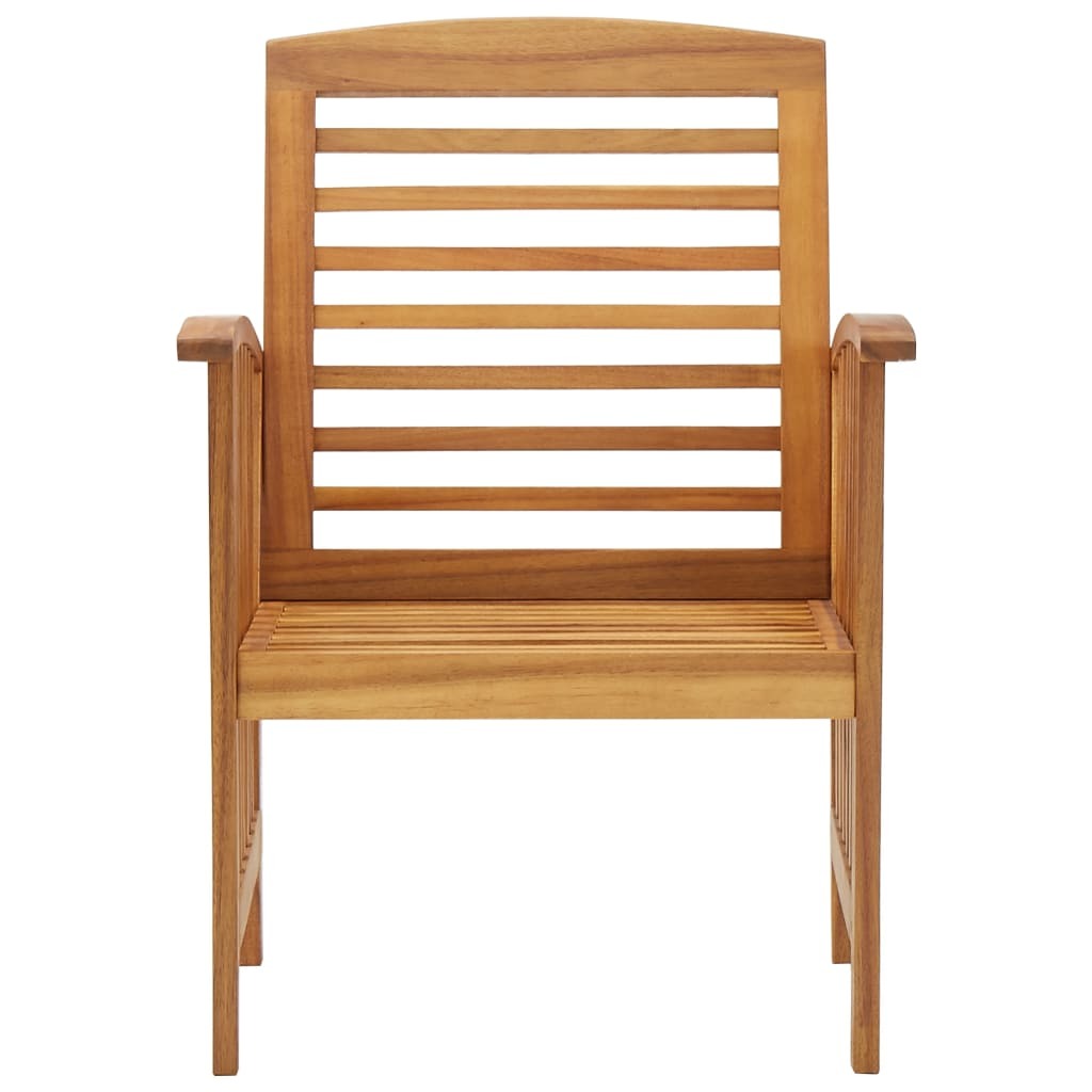 Patio Chairs 2 pcs Solid Acacia Wood - WoodPoly.com