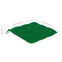 Patio Chairs 4 pcs with Green Cushions Solid Teak Wood - WoodPoly.com