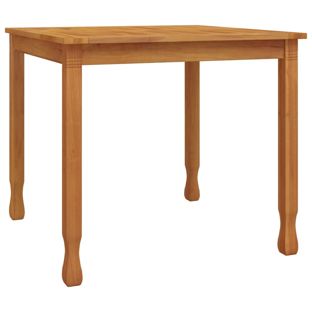 Patio Dining Table 33.5"x33.5"x29.5" Solid Wood Teak