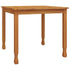 Patio Dining Table 33.5"x33.5"x29.5" Solid Wood Teak