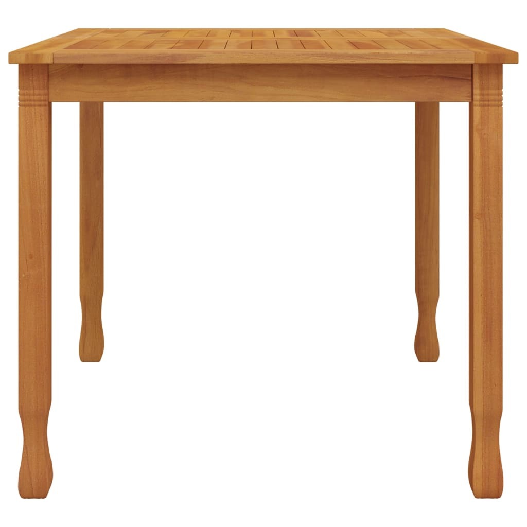 Patio Dining Table 33.5"x33.5"x29.5" Solid Wood Teak