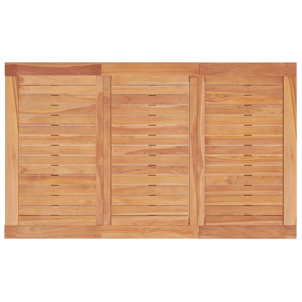 Patio Dining Table 59.1"x35.4"x29.5" Solid Wood Teak