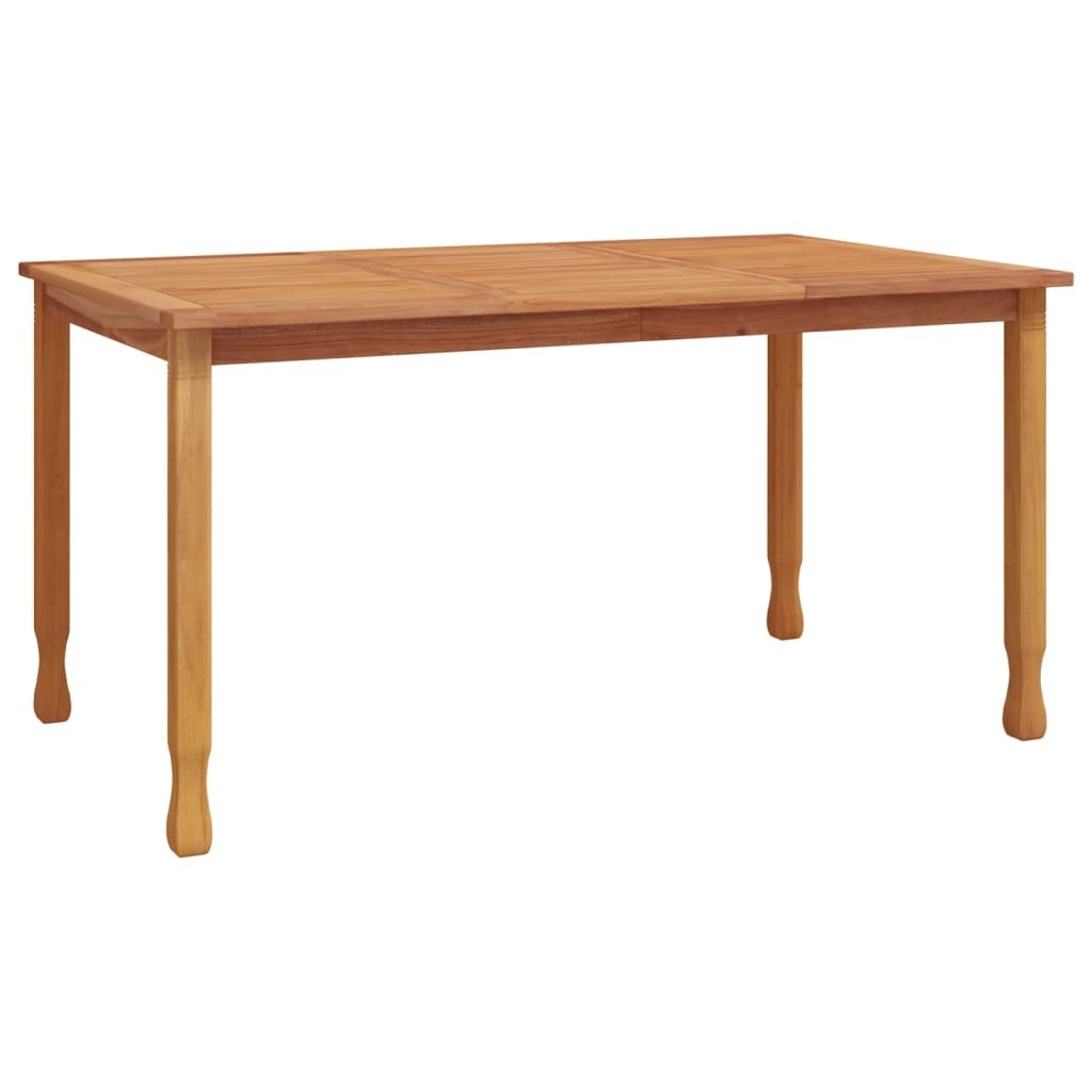 Patio Dining Table 59.1"x35.4"x29.5" Solid Wood Teak