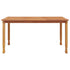Patio Dining Table 59.1"x35.4"x29.5" Solid Wood Teak