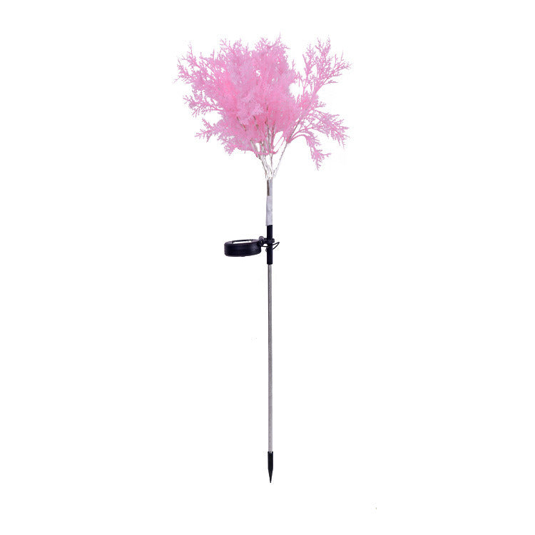 Patio Pathway Porch Backyard LED Solar Coral Stake Garden Light Rechargeable - WoodPoly.com