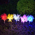 Patio Pathway Porch Backyard LED Solar Coral Stake Garden Light Rechargeable - WoodPoly.com