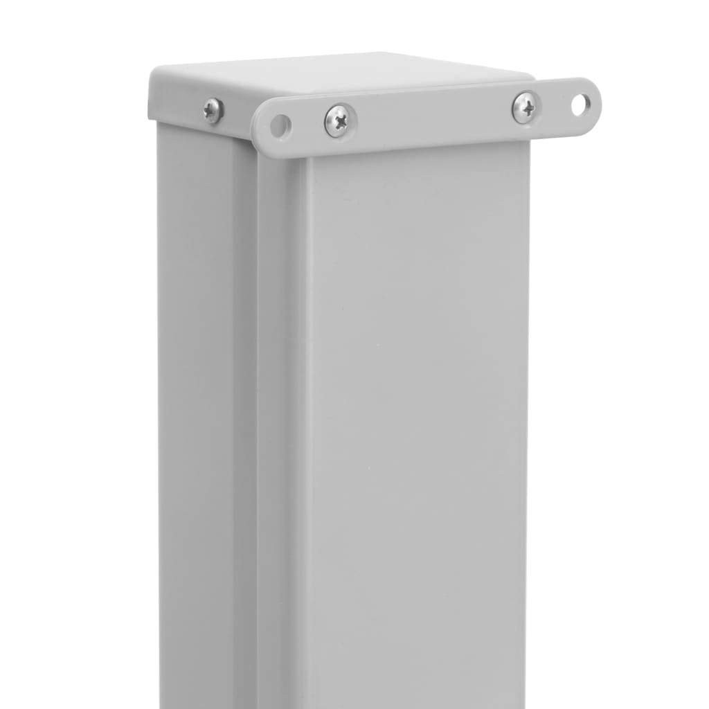 Patio Retractable Side Awning 236.2"x63" Gray - WoodPoly.com