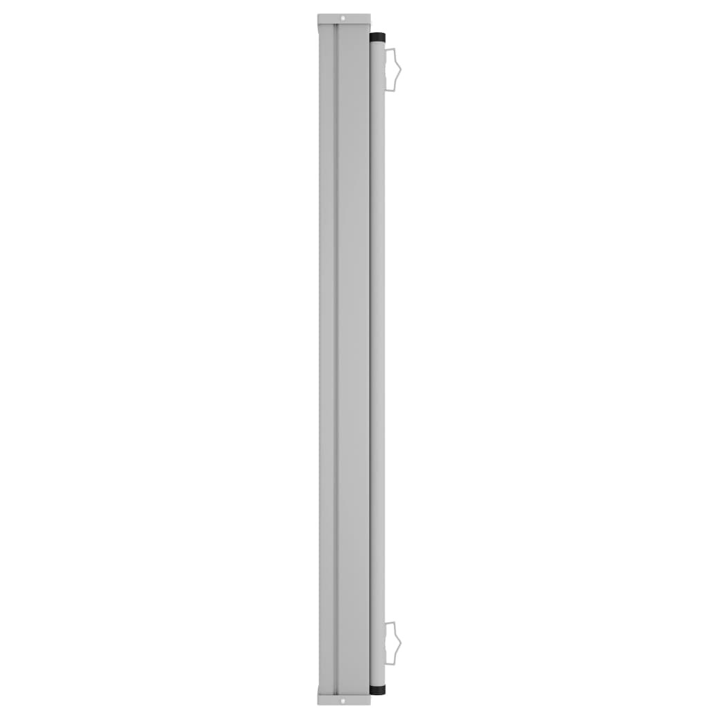 Patio Retractable Side Awning 236.2"x63" Gray - WoodPoly.com