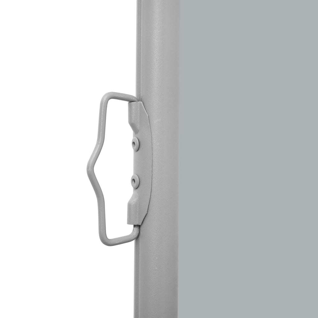Patio Retractable Side Awning 236.2"x63" Gray - WoodPoly.com