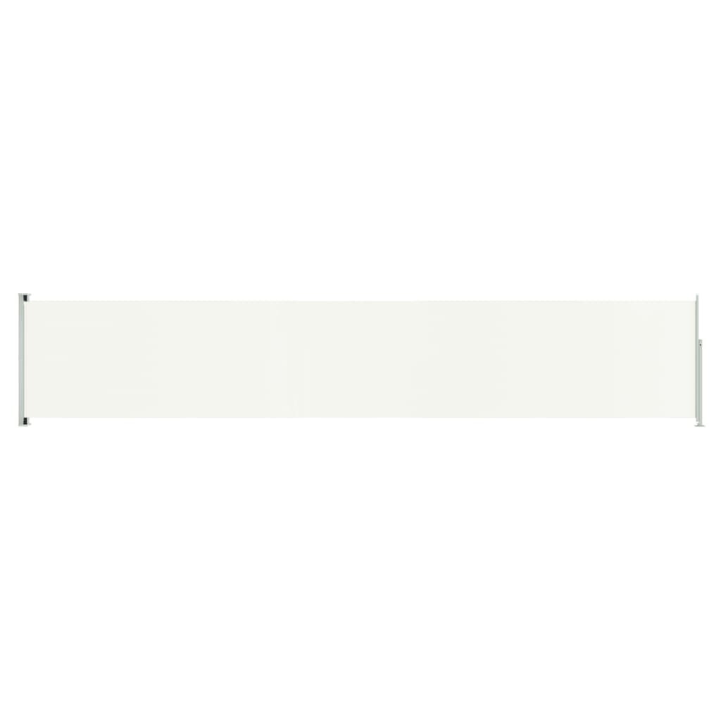 Patio Retractable Side Awning 46.1"x236.2" Cream
