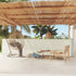 Patio Retractable Side Awning 46.1"x236.2" Cream